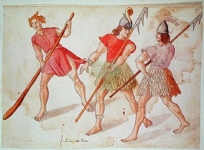 Indios Peruanos, 1572 de French School